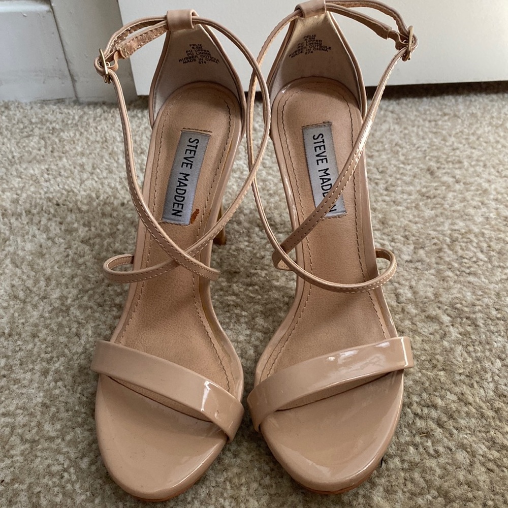 Steve Madden Patent Leather Strappy Heels
